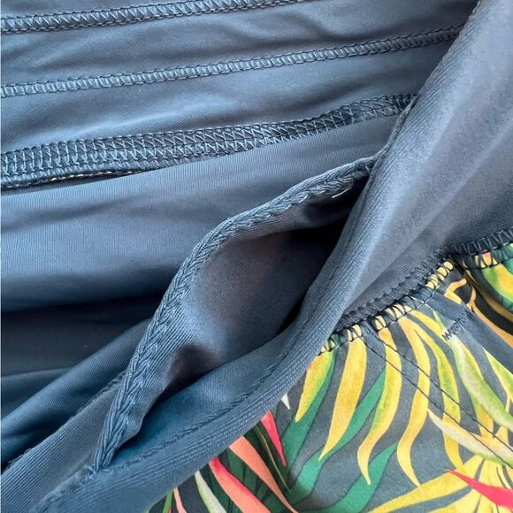 Lands End Women's 5in Quick Dry Swim Shorts w/attached Panty Sz 18W Palm Print - Picture 6 of 7